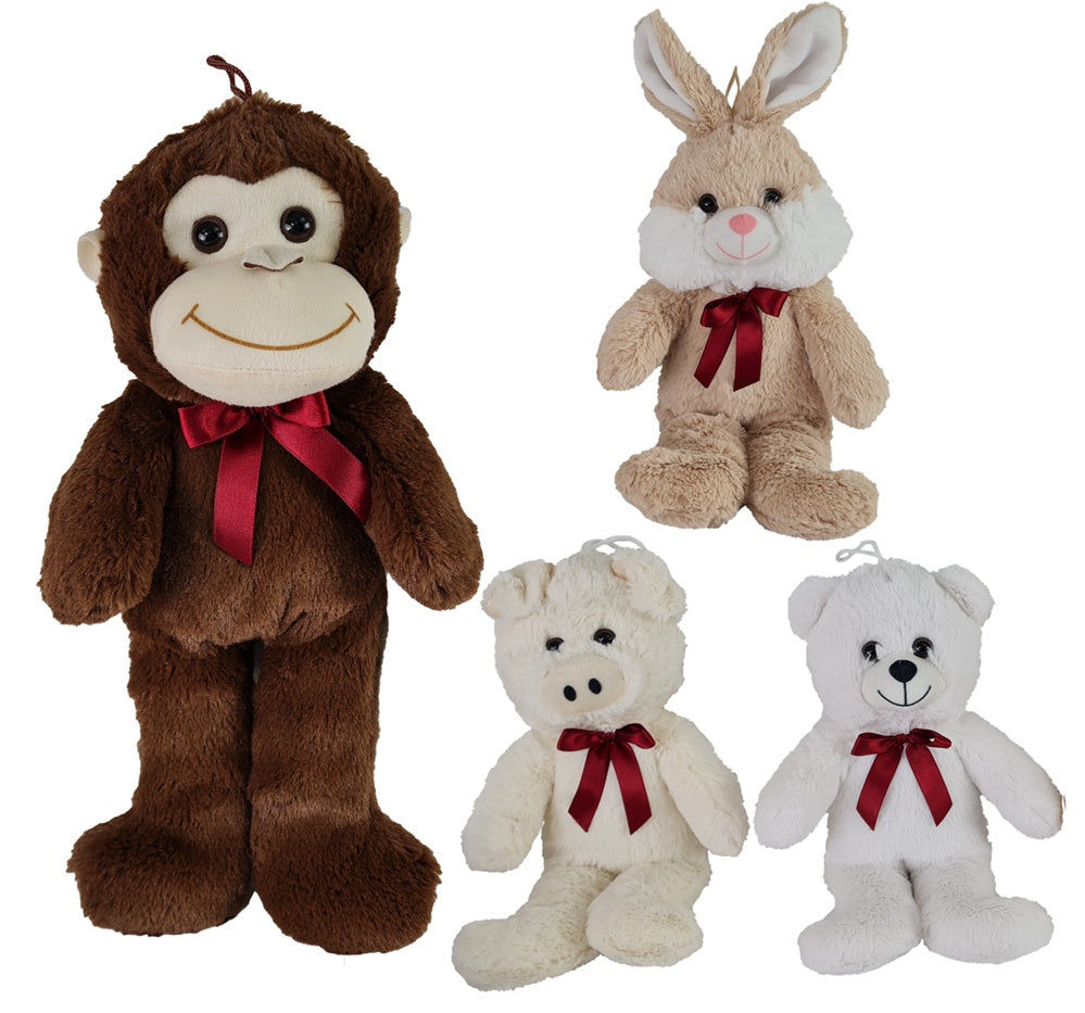 candytoys.ch Tier mit Schleife 4-fach ca 30 cm candytoys.ch Switzerland
