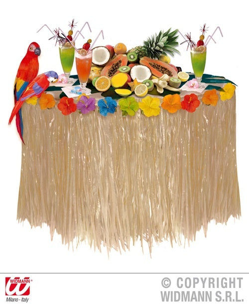 candytoys.ch Tischdekoration Hibiskusblüten 'Tischrock' Hawaii ca275x75cm Deko auf dem Bild nicht enthalten candytoys.ch Switzerland