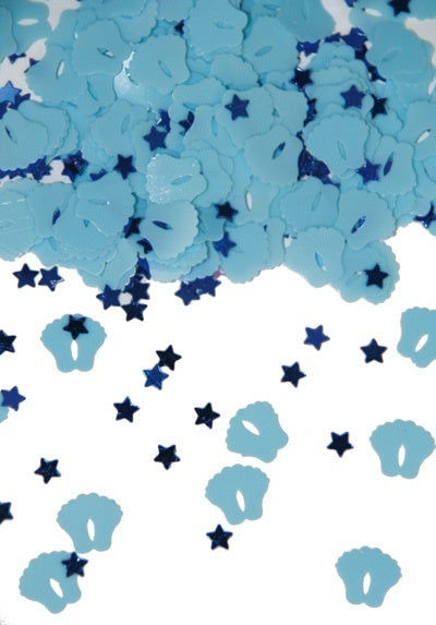 candytoys.ch Tischkonfetti Baby Füsse Blau ca 14g candytoys.ch Switzerland