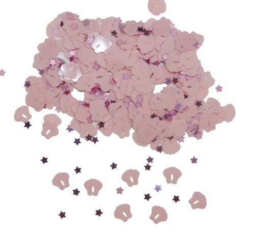 candytoys.ch Tischkonfetti Baby Füsse Rosa ca 14g candytoys.ch Switzerland