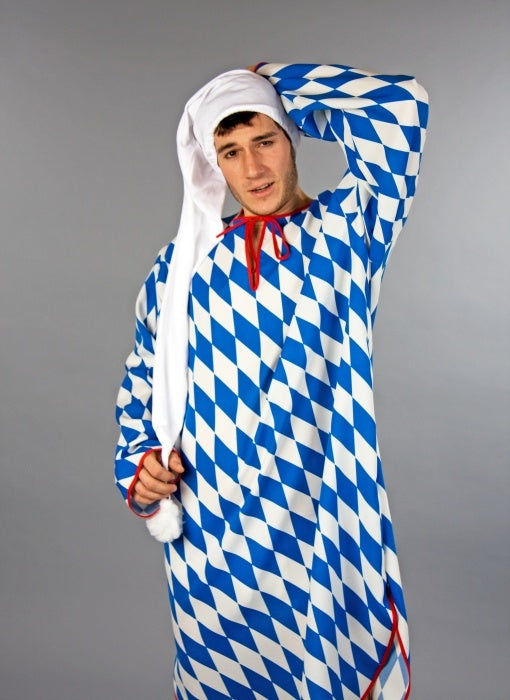candytoys.ch Trikot-Zipfelmütze superlang, ca. 100 cm, weiß candytoys.ch Switzerland