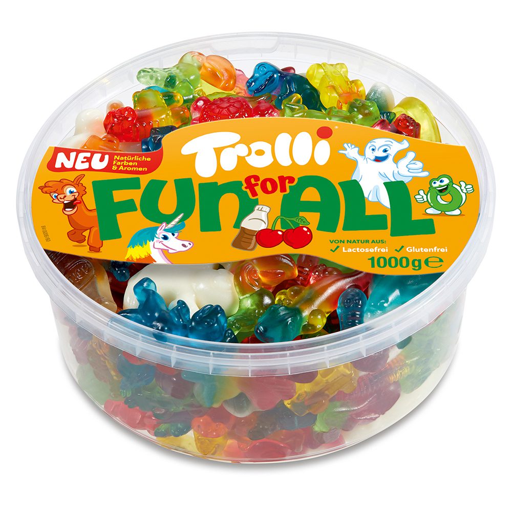 candytoys.ch Trolli Fun for All 1kg in der Dose candytoys.ch Switzerland
