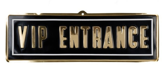 candytoys.ch Wanddekoration 'VIP entrance' ca 20x60cm candytoys.ch Switzerland