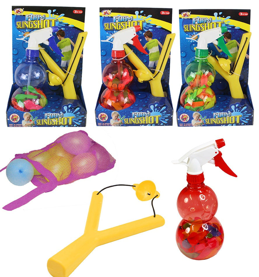 candytoys.ch Wasserbombenset mit 120 Wasserbomben, Sprühflasche+Schleuder und Netz - Box ca 26,5 x 17,5 x 9 cm candytoys.ch Switzerland