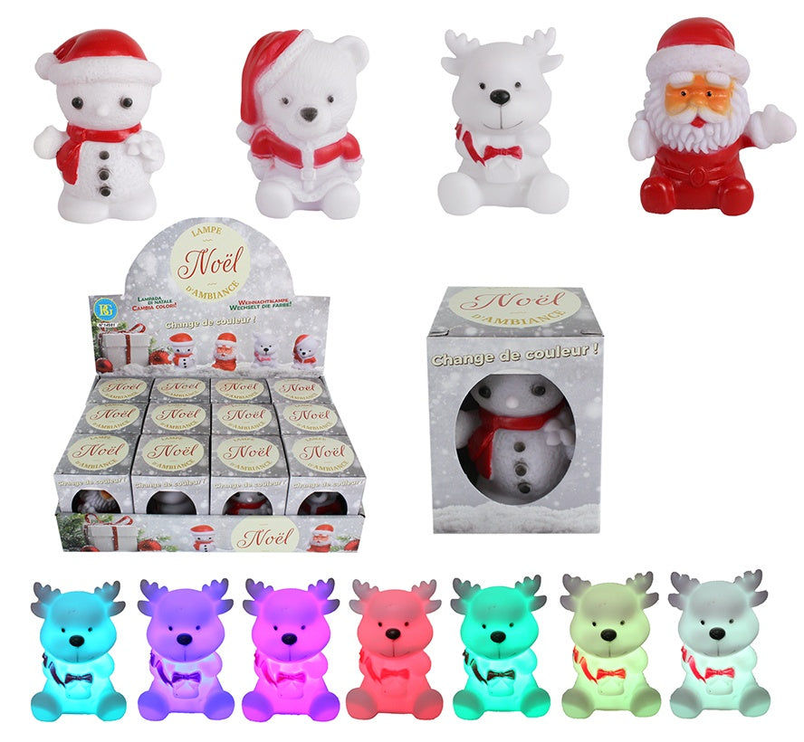 candytoys.ch Weihnachtsfiguren leuchtend 4 fach sortiert ca 7,5-8cm candytoys.ch Switzerland