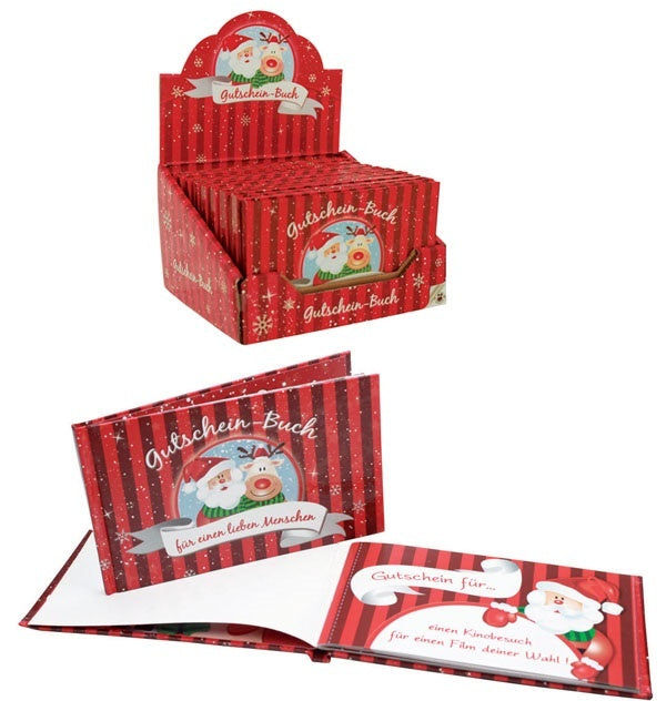 candytoys.ch Weihnachtsgutscheinbuch mit 12 Gutscheinen - ca 13x8x0,7cm candytoys.ch Switzerland