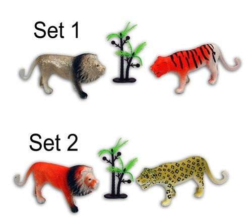 candytoys.ch Wildtiere mit Palme - 2-fach sort - im Beutel ca 11x15cm candytoys.ch Switzerland