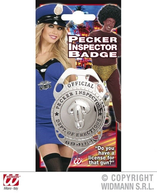 candytoys.ch Willy-Inspektor Abzeichen METALL - ca 8x4,5 cm candytoys.ch Switzerland