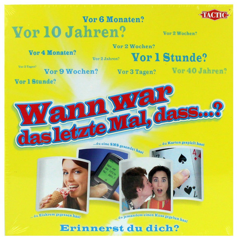 candytoys.ch Winning Moves Spiel Wann war das letze Mal ? - in Box ca 25x25x6,5cm candytoys.ch Switzerland