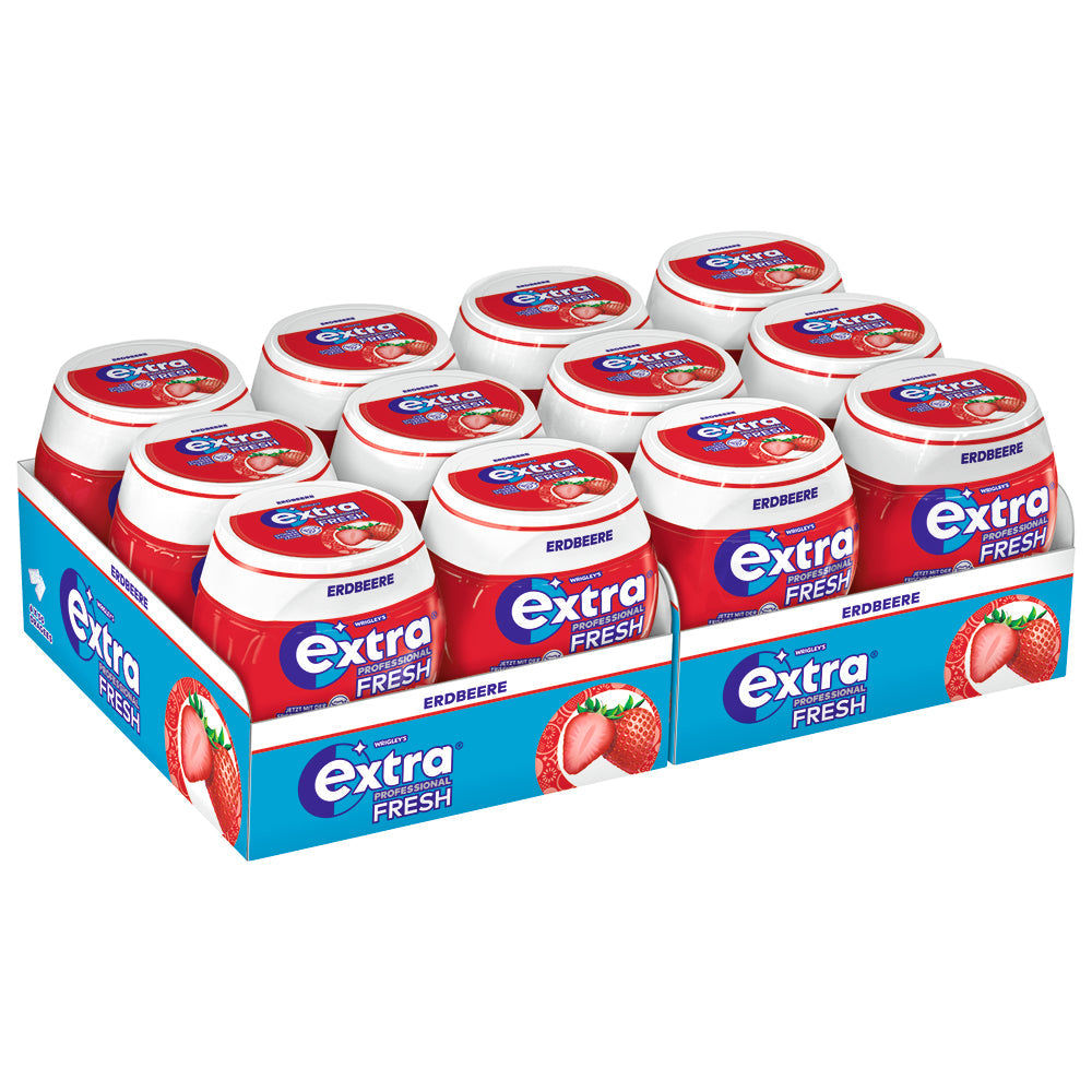 candytoys.ch Wrig. Extra Professional  Fresh Erdbeere  12×50 Dragees candytoys.ch Switzerland