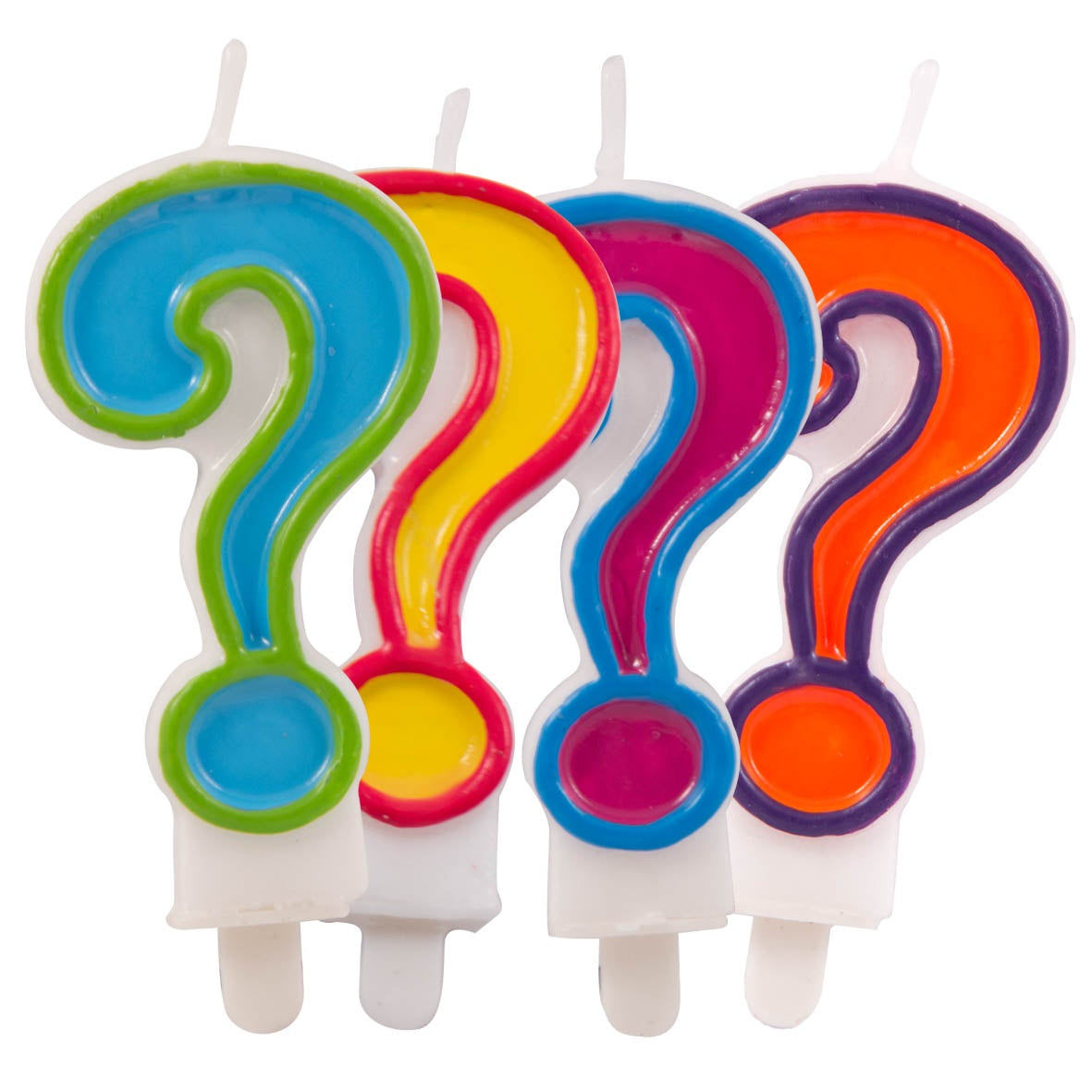candytoys.ch Zahlenkerze '?' 4-fach sortiert - ca 7,5 cm candytoys.ch Switzerland