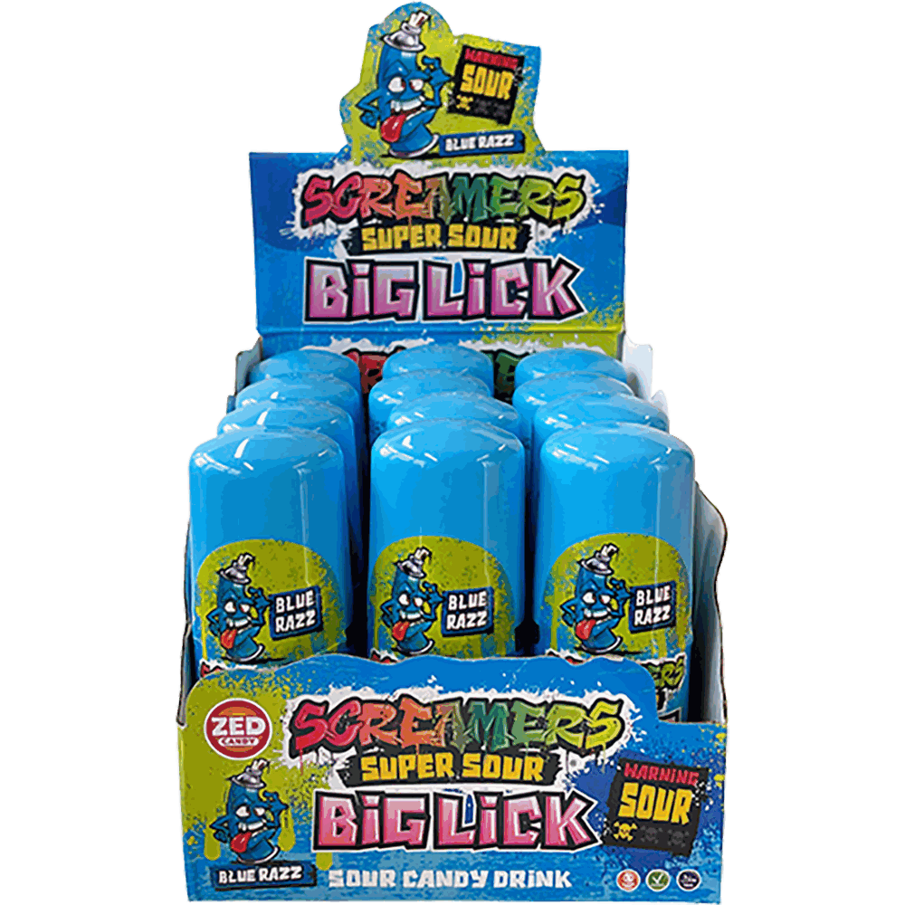 candytoys.ch ZED Candy Screamers Super Sour 12 Stück im Karton candytoys.ch Switzerland
