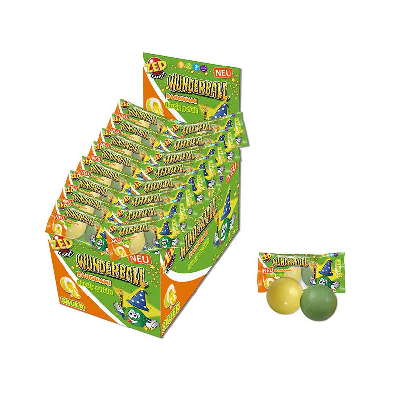 candytoys.ch ZED  Wunderball süß-sauer  50 Stück im Karton candytoys.ch Switzerland