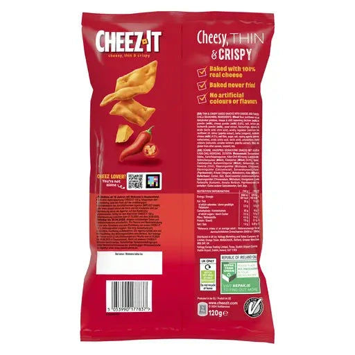 Cheez It Cheez-it Cheese & Chilli 120g im Beutel candytoys.ch Switzerland