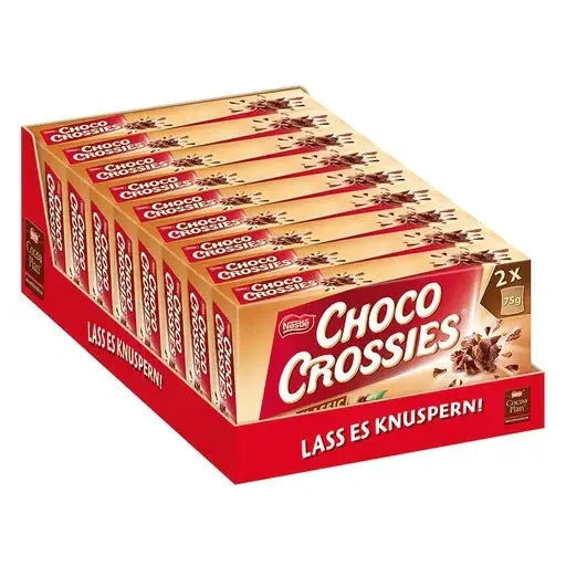 Choco Crossies Choco Crossies Classic 9x150g im Karton candytoys.ch Switzerland