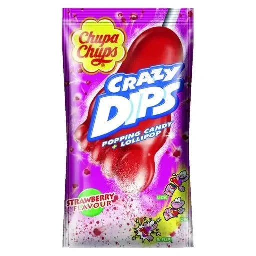 Chupa Chups Chupa Chups Crazy Dips Erbeere 1 Stück im Blister