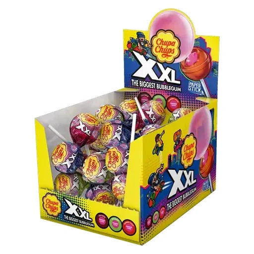 Chupa Chups Chupa Chups XXL The Biggest BubbleGum 25 Stück im Karton candytoys.ch Switzerland