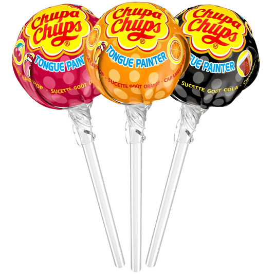 Chupa Chups Chupa-Chups Zungenmaler zungenfäbende Kugel-Lollis in versch. Geschmäckern 1 Stück