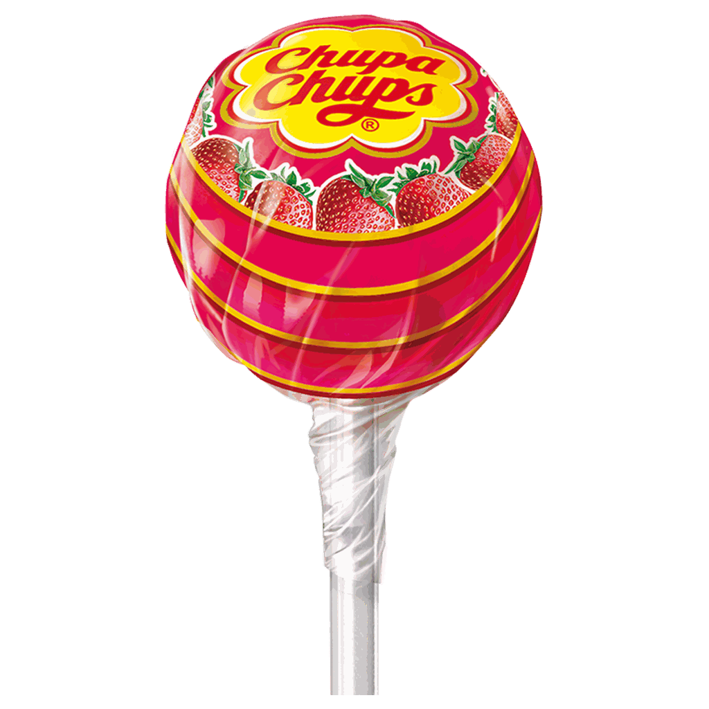 Chupa Chups Erdbeer-Liebe Lutscher, 1 Stück candytoys.ch Switzerland