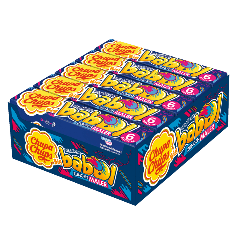 Chuppa Chups Chupa Chups Big Babol Zungenmaler 20 Stück im Karton