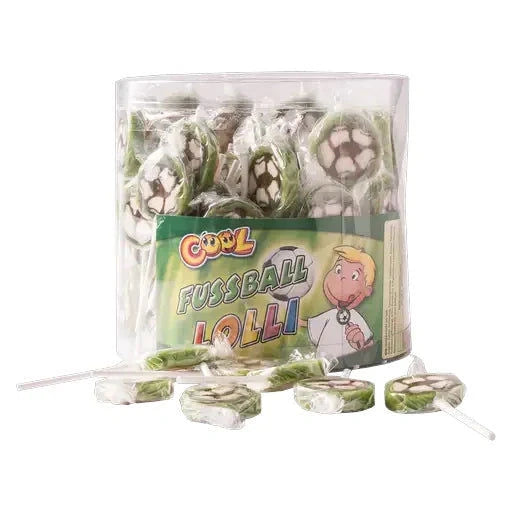 Cool Cool Fußball Lolli 80 Stück in der Dose candytoys.ch Switzerland