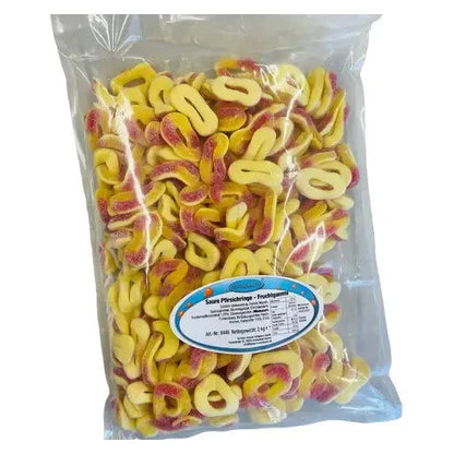 Coolcandy COOLCANDY Saure Pfirsichringe - Fruchtgummi 2kg im Beutel candytoys.ch Switzerland
