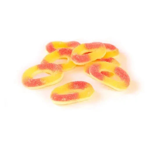 Coolcandy COOLCANDY Saure Pfirsichringe - Fruchtgummi 2kg im Beutel candytoys.ch Switzerland