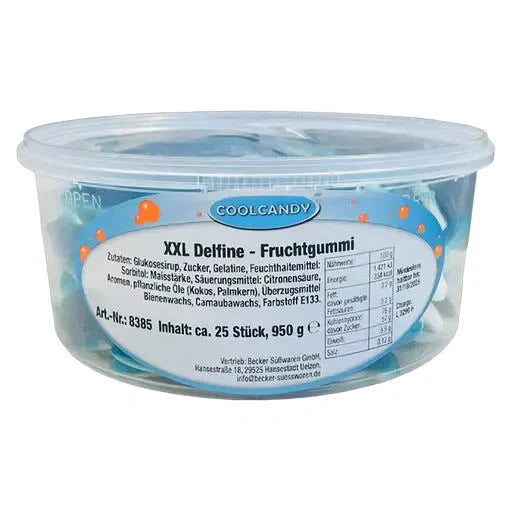 Coolcandy COOLCANDY XXL Delfine - Fruchtgummi 950g pro Dose candytoys.ch Switzerland