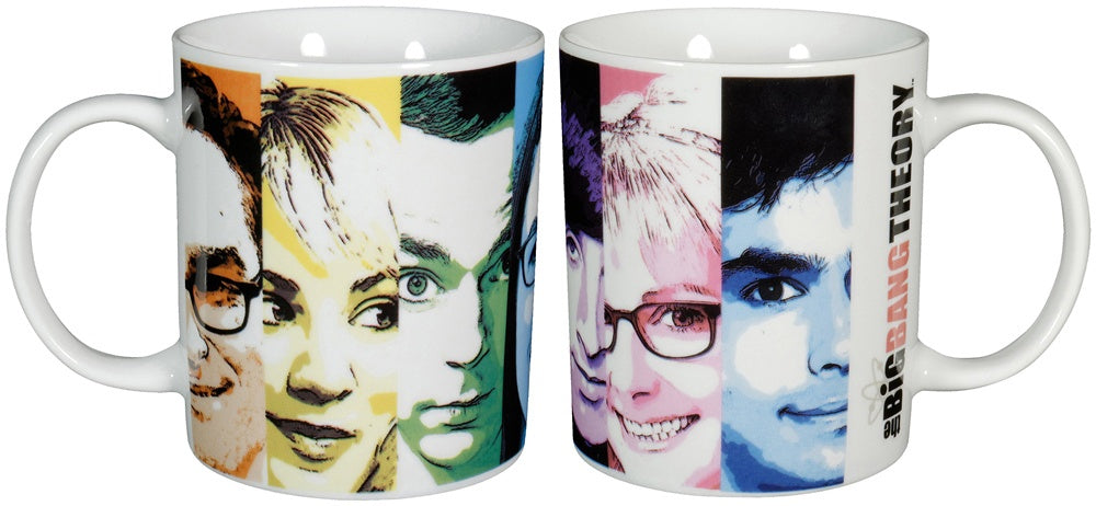 Kaffeetasse 'Faces' Porzellan, 320ml, für Fans der Serie