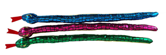 Metallicfarbene Schlange ca. 60 cm - Dekoration für jedes Zuhause
