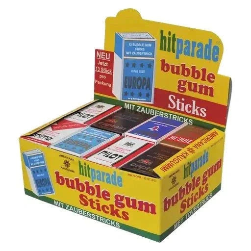 DOK Hitparade Bubblegum Sticks 32 Schachteln im Karton