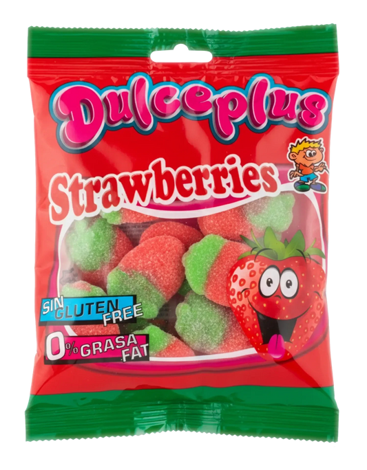 Dulceplus Dulceplus Fraise Des Bois Acide 1x100gr 100% Halal