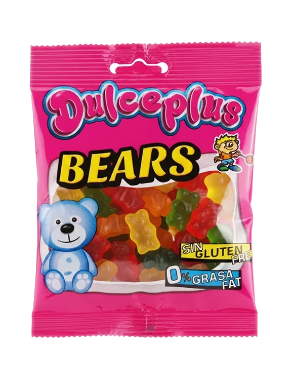 Dulceplus Dulceplus Ourson Lisse 1x100gr 100% Halal