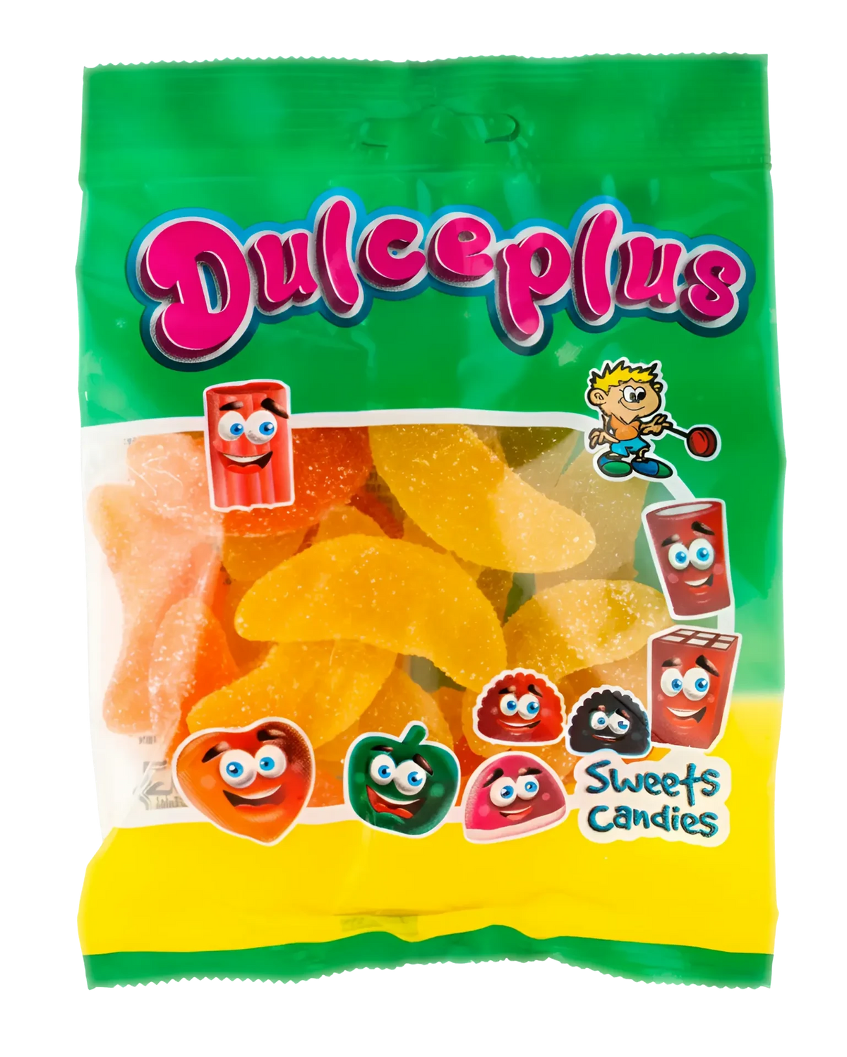 Dulceplus Dulceplus Quartier Orange Et Citron Acide 12x100gr 100% Halal