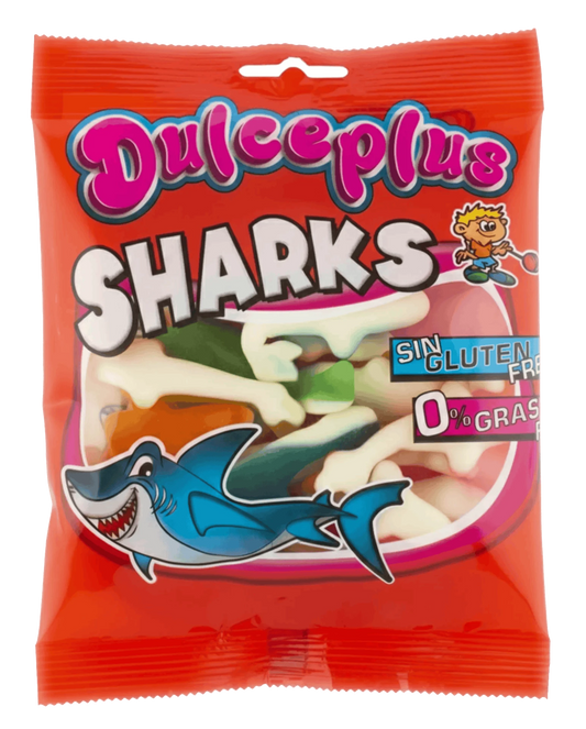 Dulceplus Dulceplus Requins Lisse 1x100gr 100% Halal