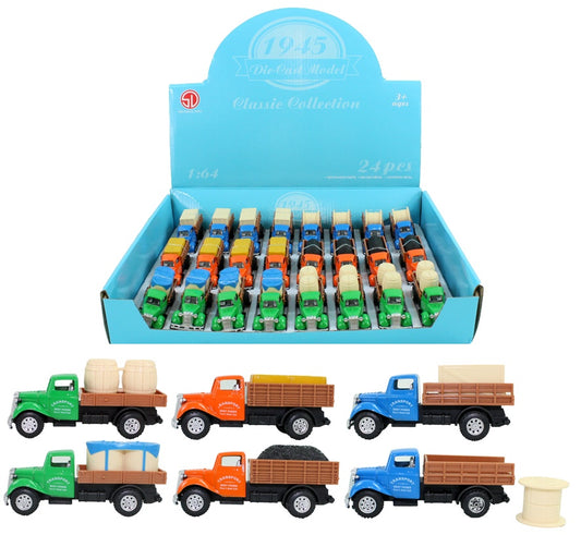Farmfahrzeuge Metall/Kunststoff 6-fach sortiert ca 8,5 cm