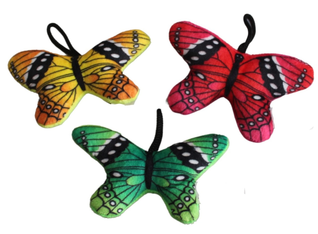 Schmetterlinge 3 Farben sortiert, ca. 11,5 cm, dekorative Dekoartikel