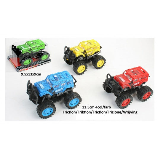 Auto 4-farbig sortiert ca 11,5cm