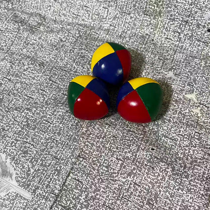 Jonglierball-Set – Leuchtend farbige Akrobatikbälle 3er Set
