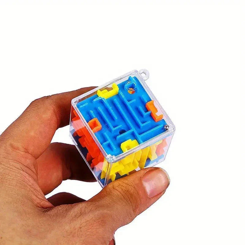 Elektroniktrade 3D Würfel-Maze mit Rollperlen - Spaß-Erziehungs-Spielzeug