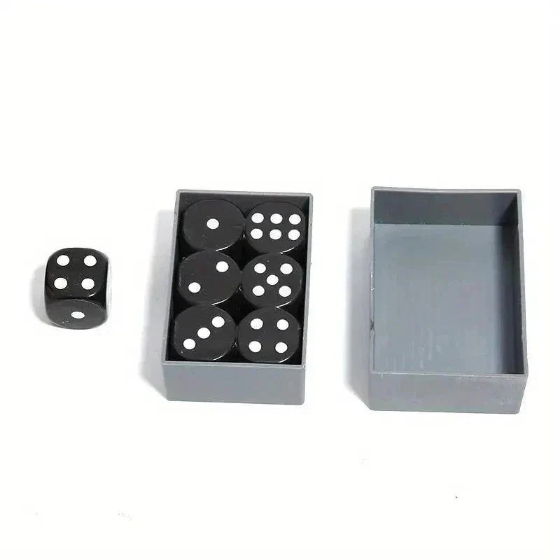 Elektroniktrade 7 Schwarze Würfel mit Magischer Box Zaubertrick