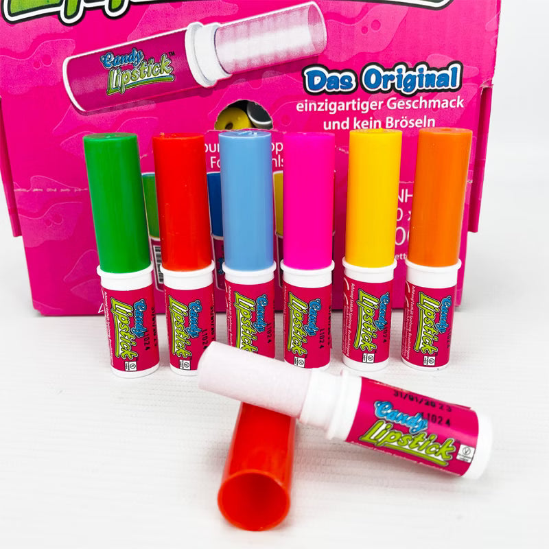Elektroniktrade Candy Lipstick Fizzers - 1 Stück, fruchtiger Geschmack, sprudelnd