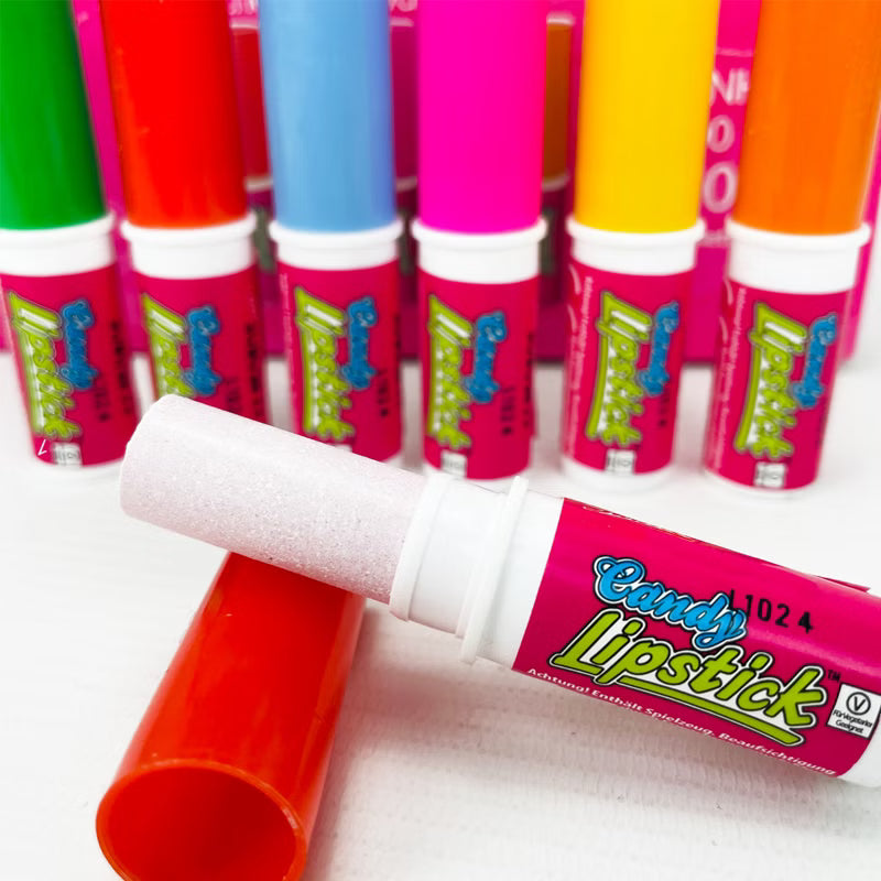 Elektroniktrade Candy Lipstick Fizzers - 1 Stück, fruchtiger Geschmack, sprudelnd