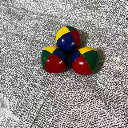 Elektroniktrade Jonglierball-Set – Leuchtend farbige Akrobatikbälle 3er Set