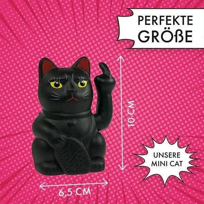 Elektroniktrade SOLAR CAT - Winkekatze mit Stinkefinger und Solarzelle