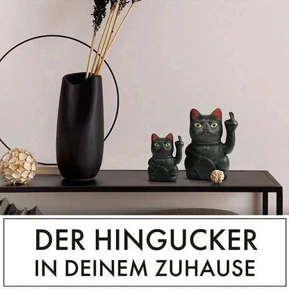 Elektroniktrade SOLAR CAT - Winkekatze mit Stinkefinger und Solarzelle
