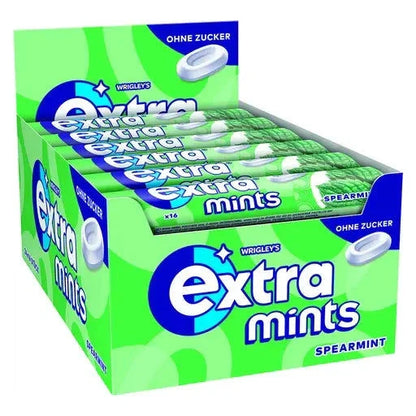 Extra Extra mints Spearmint 24x16 im Karton candytoys.ch Switzerland