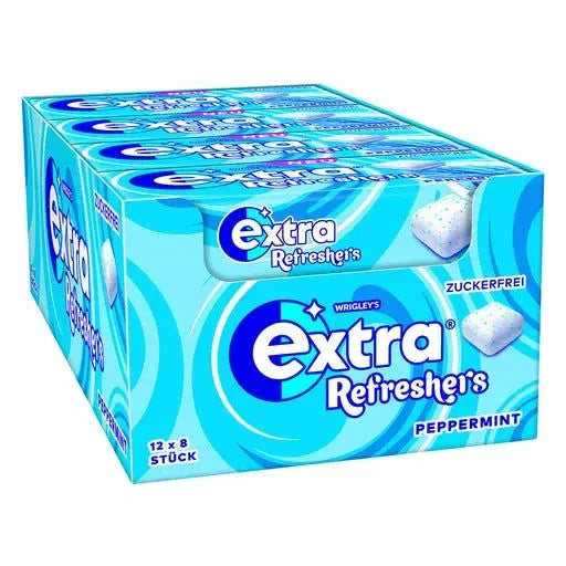 Extra Extra Refreshers Peppermint 12 Stück im Karton candytoys.ch Switzerland