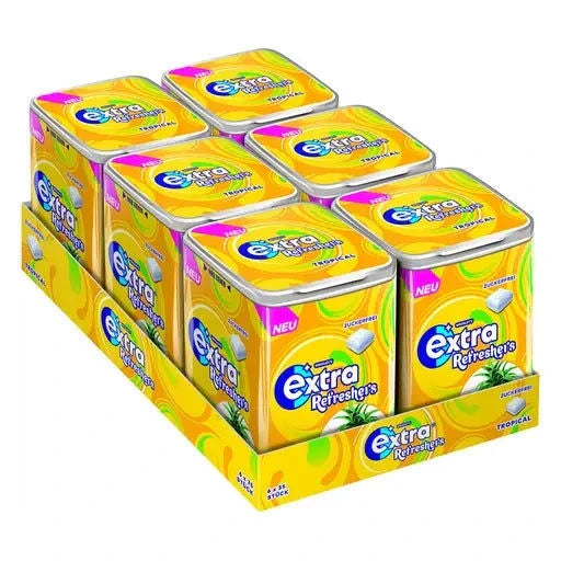 Extra Extra Refreshers Tropical 6x35 Dragees candytoys.ch Switzerland