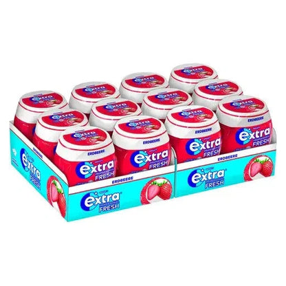 Extra Wrig. Extra Professional Fresh Erdbeere 12x50 Dragees candytoys.ch Switzerland